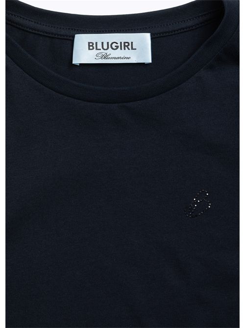 T-shirt con logo BLUGIRL BLUMARINE | RA6043J3841/93713
